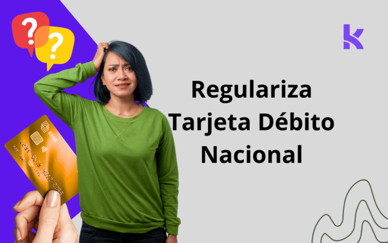 mujer preocupada por la Regulariza Tarjeta Débito Nacional y que hacer con el abono de dinero