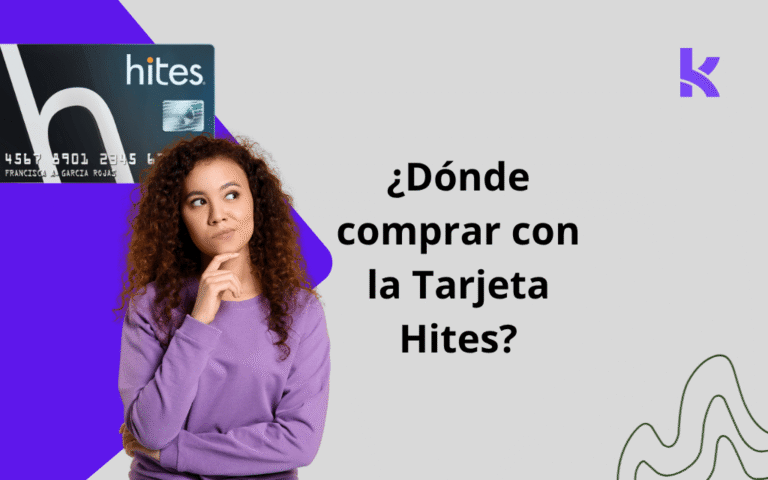 chica pensando donde puede co,prar con su tarjeta hites que comercios aceptan y una tarjeta hites icono