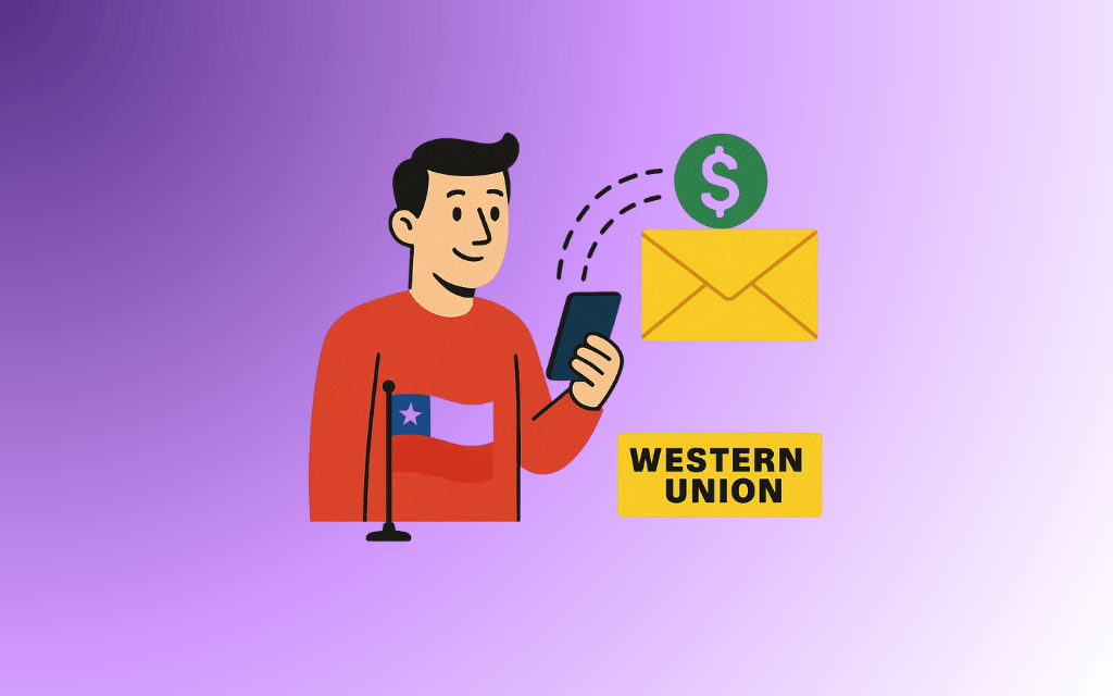 chico kroop dando los pasos para enviar dinero desde chile con western union
