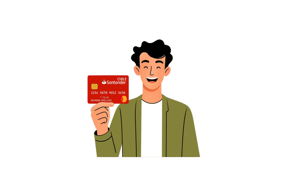 chico kroop con una tarjeta de credito santander en la mano pensando que es y como usarla